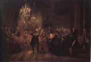 The Flute concert of Frederick the Great at Sanssouci